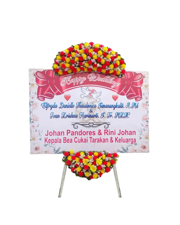 Bunga papan pasuruan JTP-02