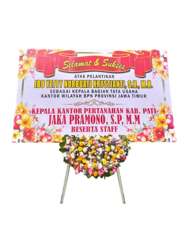 Bunga papan pasuruan JTP-03